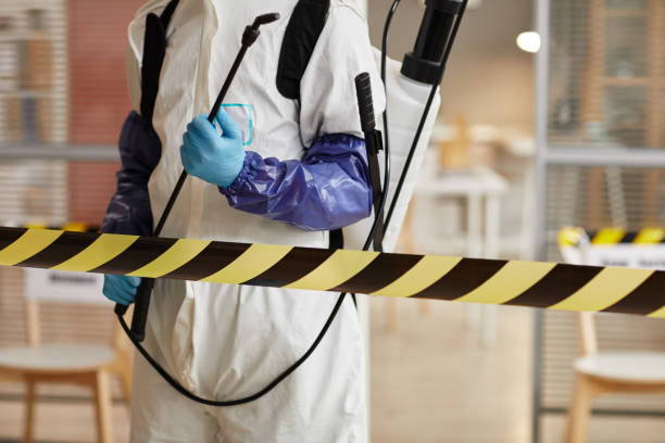Professional Biohazard technician working in Bellevue, WI